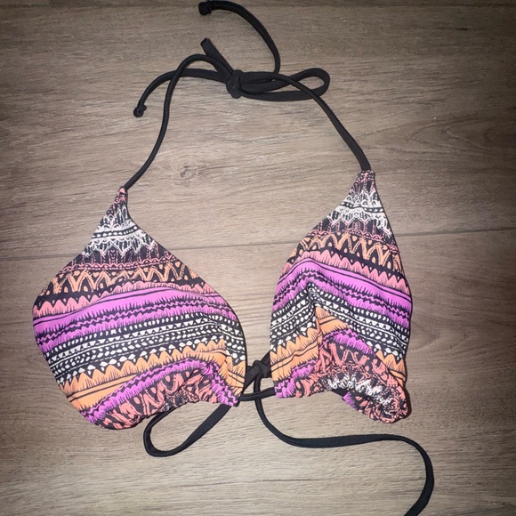 Colorful Patterned Bikini Top - Picture 1 of 1
